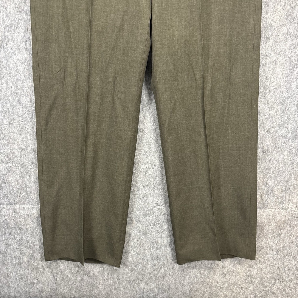 Vintage Army Trousers Wool Tropical Green Men's‎ 28X29 Poly Wool Vietnam Era USA - Picture 3 of 14